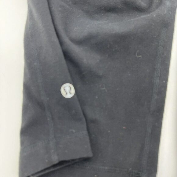 Lululemon Astro Pant Pleated Criss Cross Waist Flare Legging Black, Size 8 - Picture 4 of 5